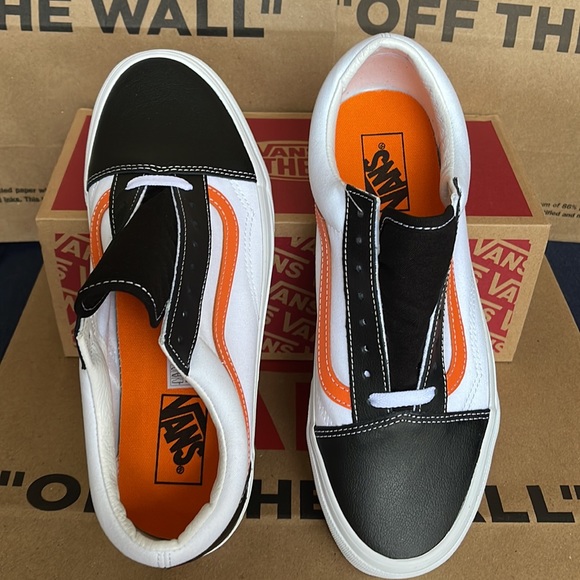 Vans Men’s Old Skool Classic Sport Black/True White Sneakers - Picture 13 of 16